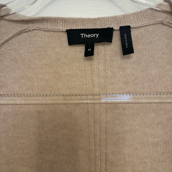 Theory Tan Long Cashmere Duster - Picture 4 of 6